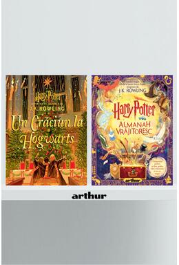 Copertă produs Pachet Crăciun Harry Potter ( Crăciun la Hogwarts, Almanah vrăjitoresc)