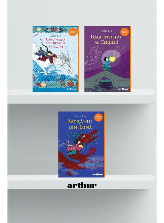 Copertă produs Pachet Grace Lin ( R&acirc;ul &Icirc;nstelat al Cerului, Bătr&acirc;nul din lună, C&acirc;nd marea) - gallery big 1