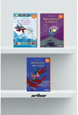 Copertă produs Pachet Grace Lin ( R&acirc;ul &Icirc;nstelat al Cerului, Bătr&acirc;nul din lună, C&acirc;nd marea)