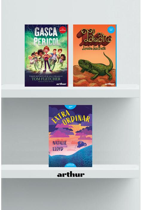 Copertă produs Pachet lecturi pentru 12 ani (Extraordinar, Gașca Pericol, Tabăra)