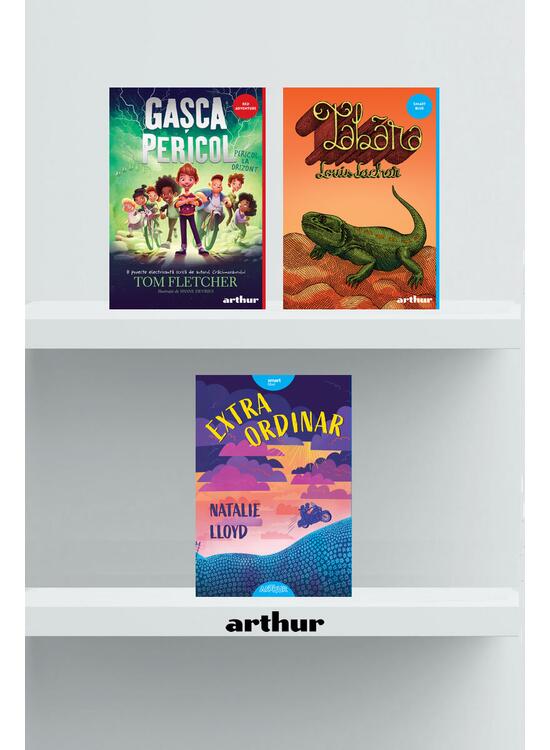 Copertă produs Pachet lecturi pentru 12 ani (Extraordinar, Gașca Pericol, Tabăra) - gallery big 1