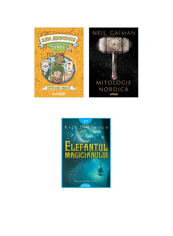 Copertă produs Pachet lecturi pentru 11 ani (Mitologie nordică, Mitologia greacă, Elefantul magicianului) - gallery big 5