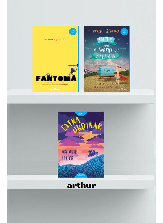 Copertă produs Pachet Smart Blue ( Fantomă, Extraordinar, Băiatul care a &icirc;notat cu piranha) - gallery big 1