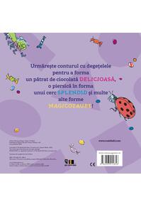 O carte magicozaură. Forme. Urmărește conturul!