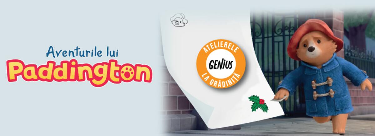 Genius la grădiniță #55 Aventurile lui Paddington: Dorința de Crăciun