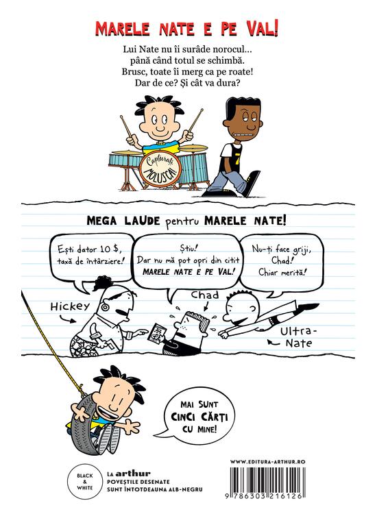 Copertă produs Marele Nate #6. Nate e pe val | paperback - gallery big 2