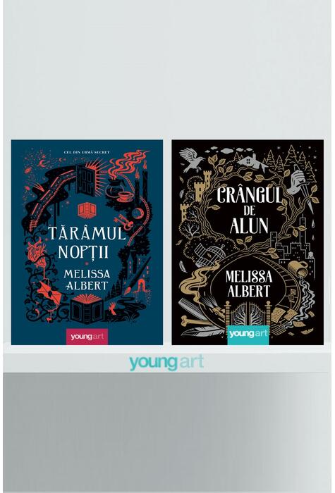 Copertă produs Pachet Melissa Albert (Tăr&acirc;mul nopții,Cr&acirc;ngul de Alun)