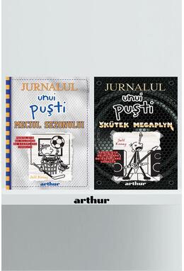 Copertă produs Pachet Jurnalul unui Puști  volumele 16-17 (Meciul sezonului, Sk&uuml;tek Megaplyn)