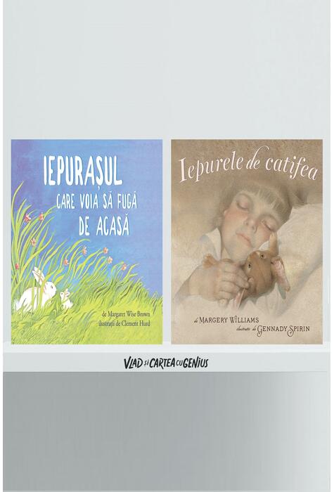 Copertă produs Pachet educativ cărți cu iepurași (Iepurele de catifea,  Iepurașul care voia să fugă de acasă)