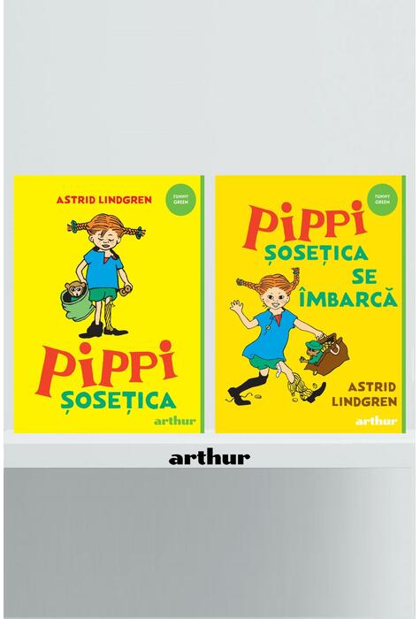 Copertă produs Pachet  Pippi Șosețica (2 volume)