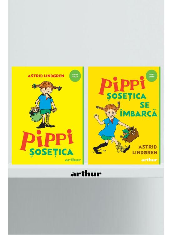 Copertă produs Pachet  Pippi Șosețica (2 volume) - gallery big 1