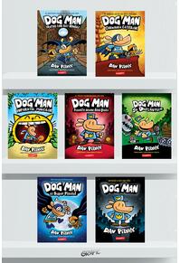 Copertă produs Pachet Dog Man bandă desenată (7 volume)