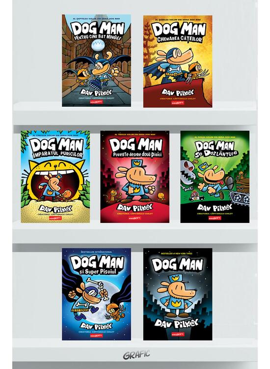Copertă produs Pachet Dog Man bandă desenată (7 volume) - gallery big 1