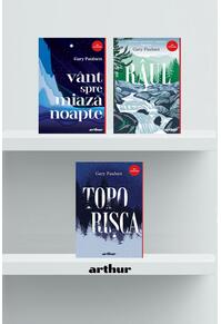 Copertă produs Pachet cărți cu aventuri (Toporişca, R&acirc;ul, V&acirc;nt spre miazănoapte)