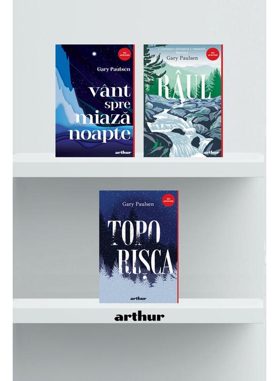 Copertă produs Pachet cărți cu aventuri (Toporişca, R&acirc;ul, V&acirc;nt spre miazănoapte) - gallery big 1