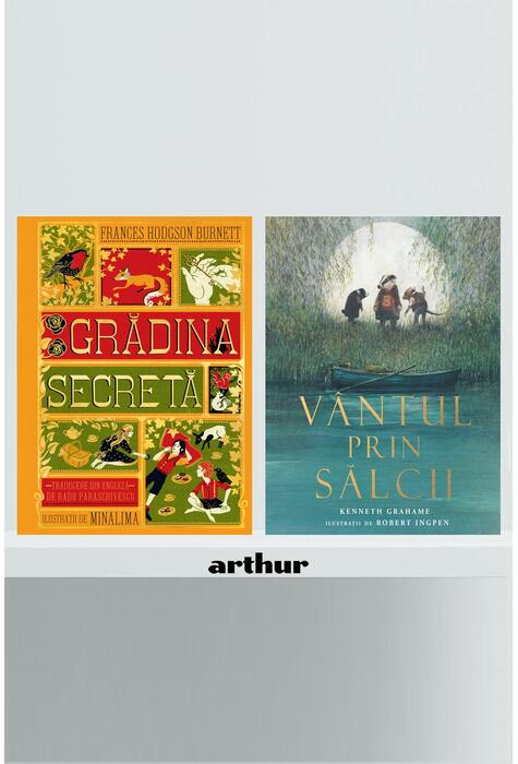 Copertă produs Pachet ilustrații de colecție (Grădina secretă, V&acirc;ntul prin sălcii)