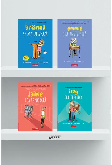 Copertă produs Pachet benzi desenate despre prietenie (Izzy, Jaime, Brianna, Emmie)