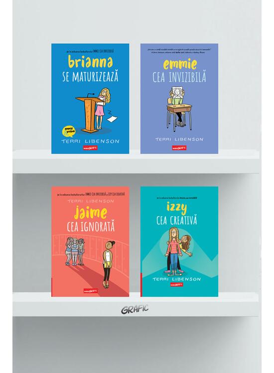 Copertă produs Pachet benzi desenate despre prietenie (Izzy, Jaime, Brianna, Emmie) - gallery big 1
