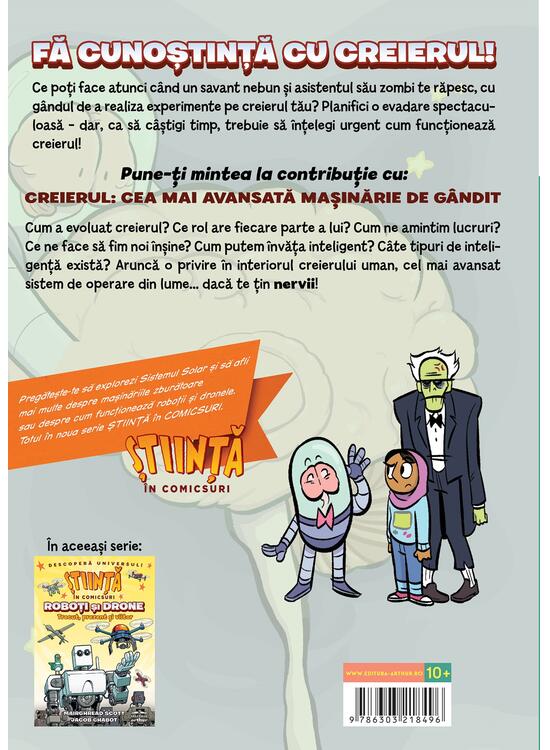 Copertă produs Creierul. Cea mai avansată mașinărie de g&acirc;ndit (Știință &icirc;n comicsuri) - gallery big 2