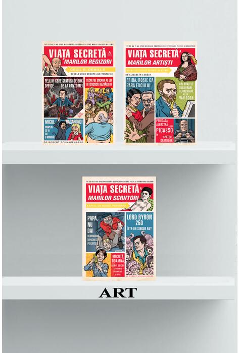 Copertă produs Pachet Viaţa secretă 3 volume (regizori, scriitori, artiști)