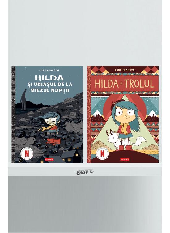 Copertă produs Pachet HILDA 2 volume (Trolul, Uriașul de la miezul nopții) - gallery big 1