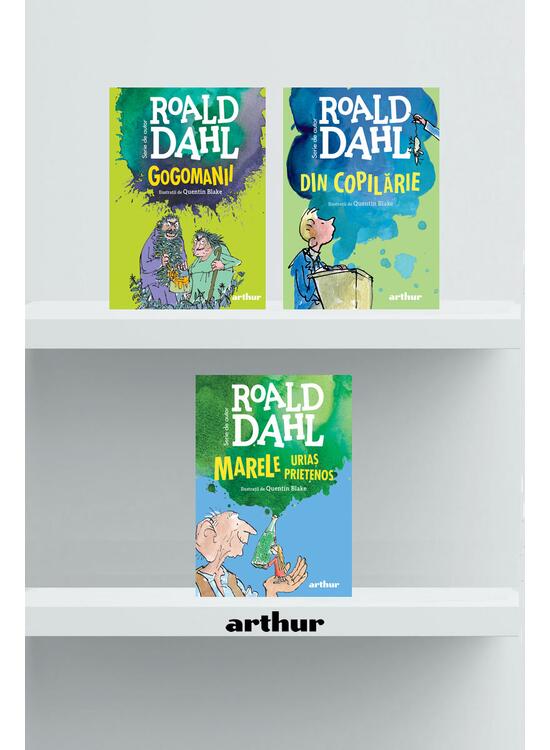Copertă produs Pachet Roald Dahl format mic ( Gogomanii, Din copilărie, Marele Uriaș) - gallery big 1