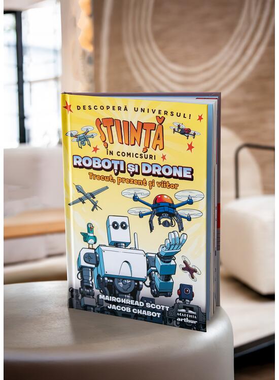Copertă produs Roboţi şi drone. Trecut, prezent şi viitor (Știință &icirc;n comicsuri) - gallery big 3