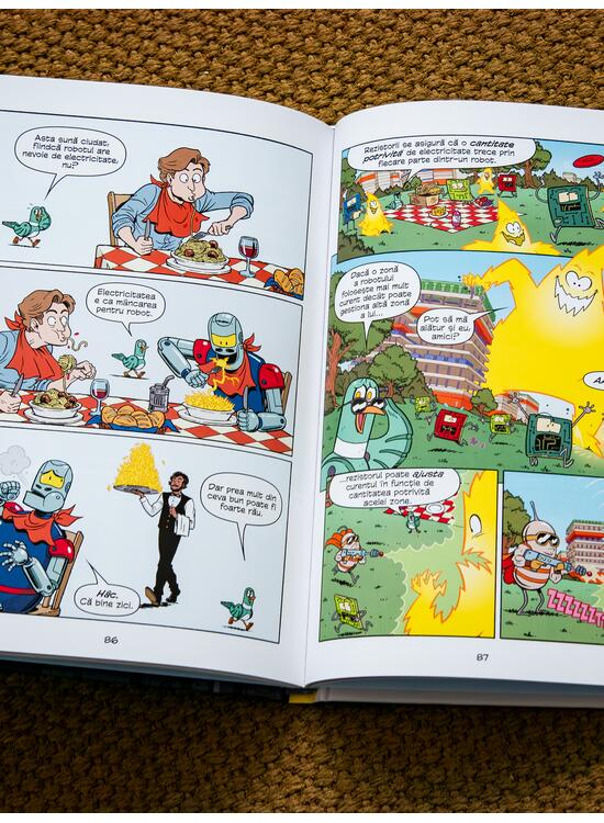 Copertă produs Roboţi şi drone. Trecut, prezent şi viitor (Știință &icirc;n comicsuri) - gallery big 5