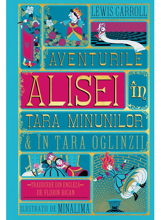 Copertă produs Aventurile Alisei în Țara Minunilor & în Țara Oglinzii Ediție ilustrată - gallery big 1