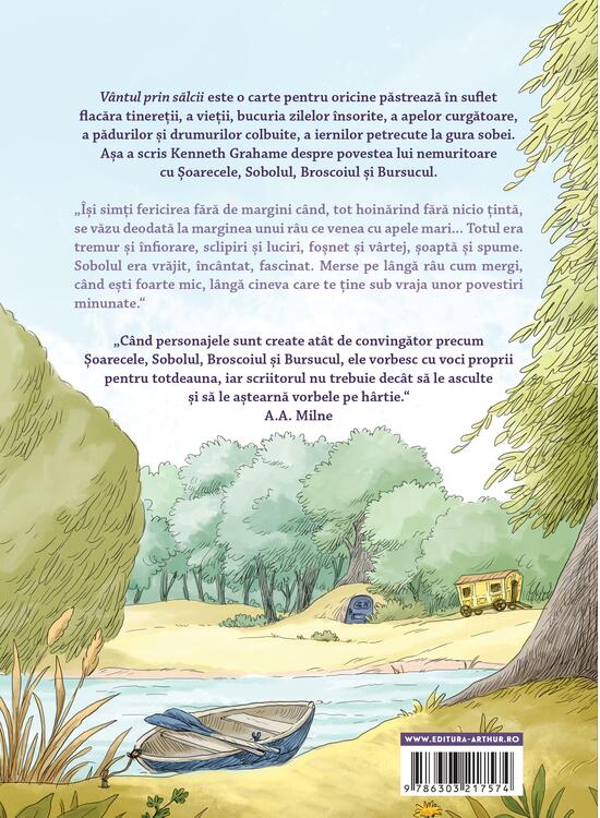 Copertă produs Vântul prin sălcii. Ilustrat de Dan Ungureanu - gallery big 2