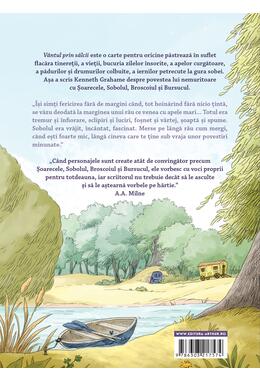 Copertă produs Vântul prin sălcii. Ilustrat de Dan Ungureanu