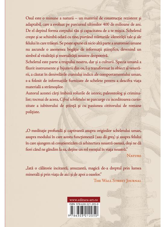 Copertă produs Cifrul scheletului. Viața secretă a oaselor - gallery big 2