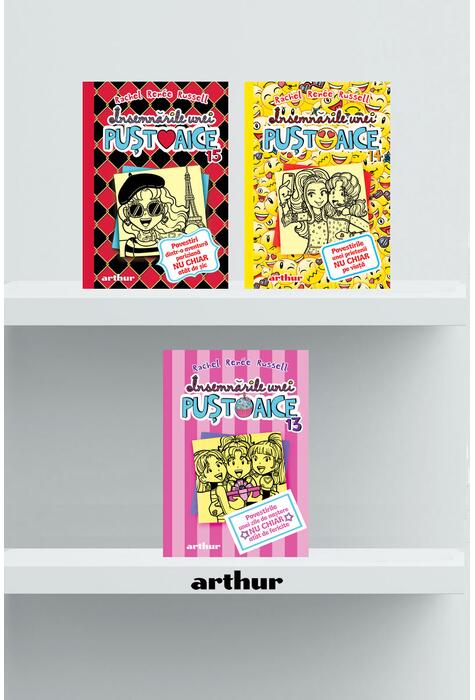 Copertă produs Pachet &Icirc;nsemnările unei puștoaice volumele 13-15