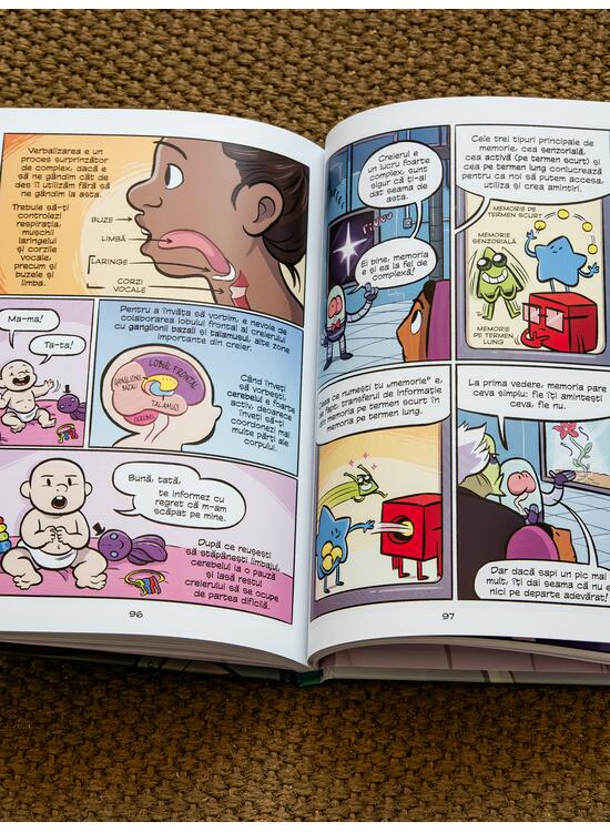 Copertă produs Creierul. Cea mai avansată mașinărie de g&acirc;ndit (Știință &icirc;n comicsuri) - gallery big 4