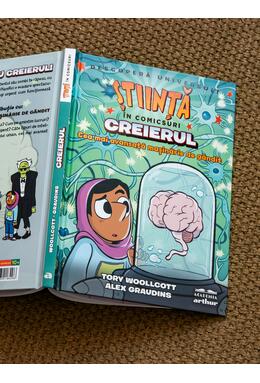 Copertă produs Creierul. Cea mai avansată mașinărie de g&acirc;ndit (Știință &icirc;n comicsuri)