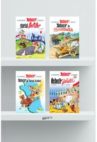 Copertă produs Pachet Asterix bandă desenată ( 4 noi aventuri)