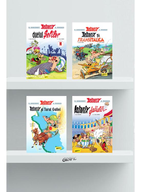 Copertă produs Pachet Asterix bandă desenată ( 4 noi aventuri) - gallery big 1