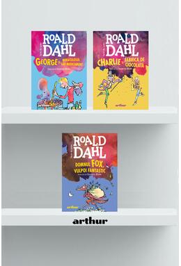 Copertă produs Pachet Roald Dahl format mic (Charlie și fabrica de ciocolată, George, Domnul Fox)