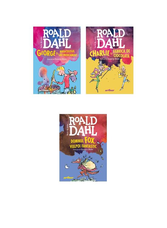 Copertă produs Pachet Roald Dahl format mic (Charlie și fabrica de ciocolată, George, Domnul Fox) - gallery big 5