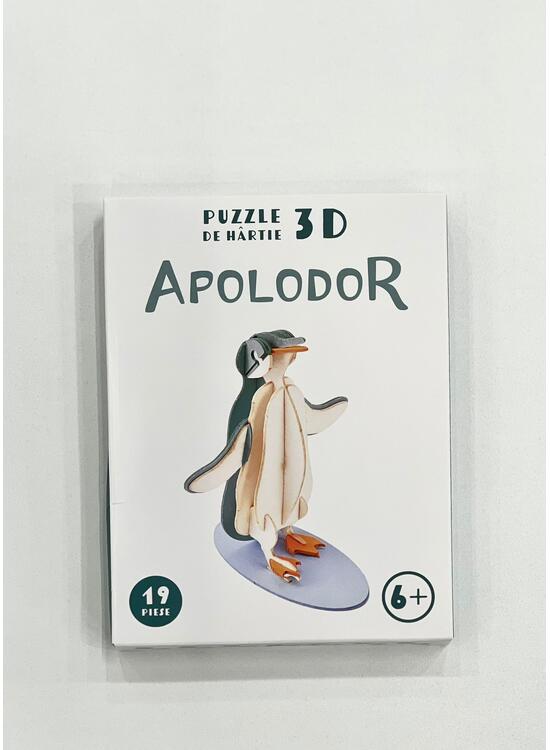 Copertă produs Puzzle 3D din h&acirc;rtie: APOLODOR (19 piese) - gallery big 1