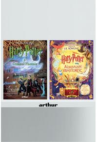 Copertă produs Pachet Harry Potter (Ordinul Phoenix ediție ilustrată, Almanah Vrăjitoresc)