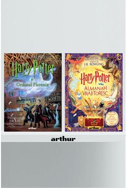 Copertă produs Pachet Harry Potter (Ordinul Phoenix ediție ilustrată, Almanah Vrăjitoresc)