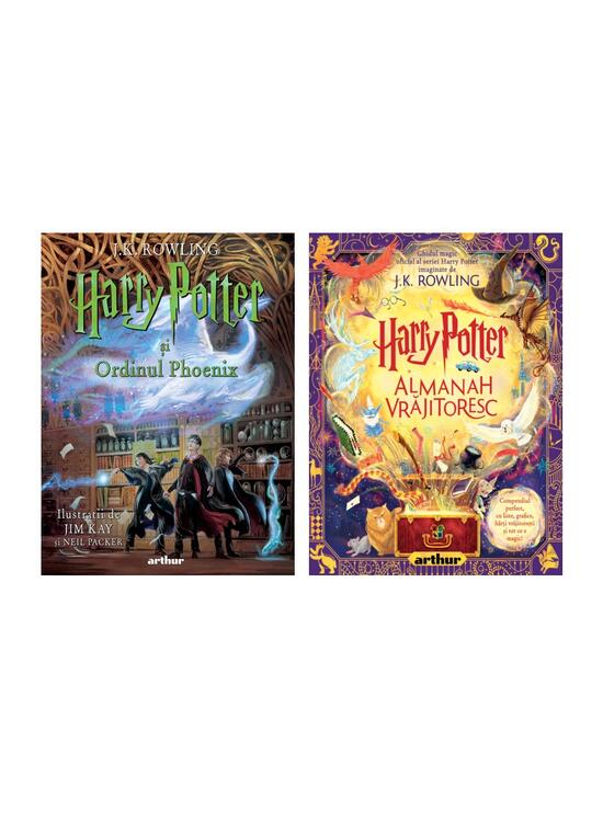 Copertă produs Pachet Harry Potter (Ordinul Phoenix ediție ilustrată, Almanah Vrăjitoresc) - gallery big 7