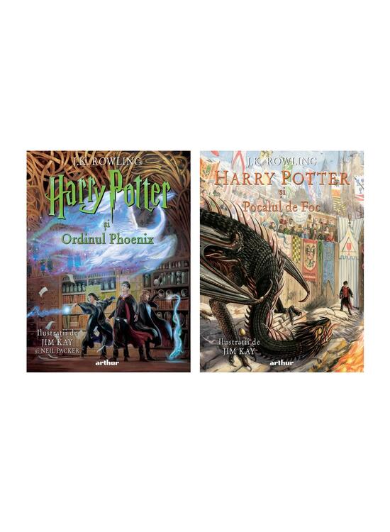 Copertă produs Pachet Harry Potter ediție ilustrată vol 4-5 (Pocalul de Foc , Ordinul Phoenix) - gallery big 7