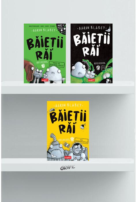 Copertă produs Pachet Băieții răi de Aaron Blabley (volumele 5-7)