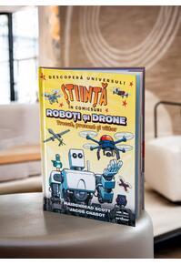 Copertă produs Pachet Știință în comicsuri (Roboţi şi drone, Creierul)