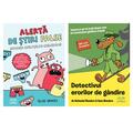 Copertă produs Pachet cărți g&acirc;ndire critică pentru copii (Alertă de știri false, Detectivul erorilor de g&acirc;ndire) - gallery small 