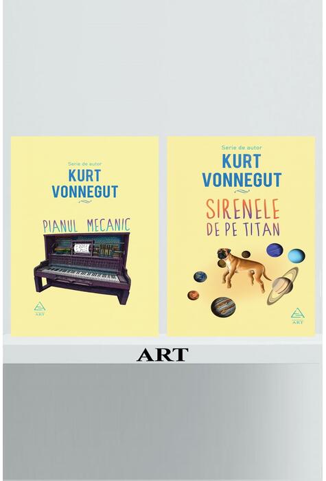 Copertă produs Pachet Kurt Vonnegut (Pianul mecanic, Sirenele de pe Titan)