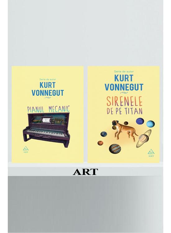 Copertă produs Pachet Kurt Vonnegut (Pianul mecanic, Sirenele de pe Titan) - gallery big 1
