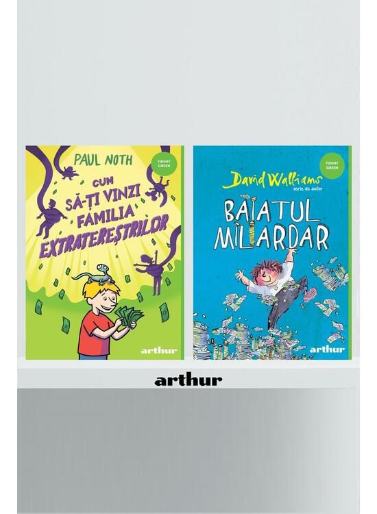 Copertă produs Pachet Funny (Baiatul miliardar, Cum să-ți vinzi familia extratereștrilor) - gallery big 1